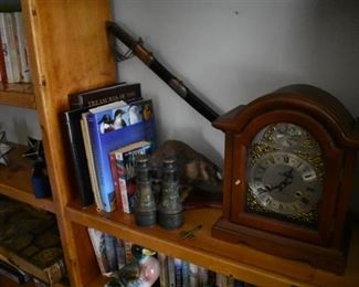 Chiming Mantel Clock, key operated 