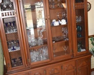 Cherry China Cabinet  Was SOLD ON LINE prior to the two day sale.