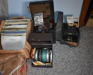 Records, Vintage Steno machine and more
