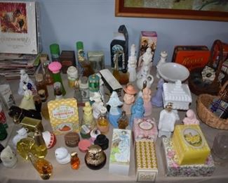 Vintage Avon Collection with original boxes and 
 some with perfume in some bottles