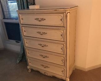 One of a pair of a French style chests