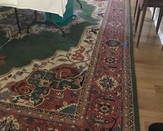 Very large hand woven Oriental rug