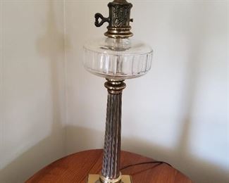 pair of tall vintage table lamps