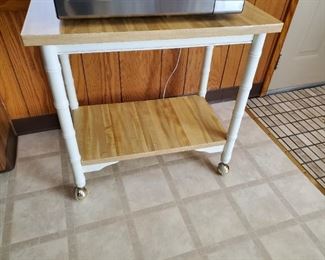 Kitchen microwave / utility cart