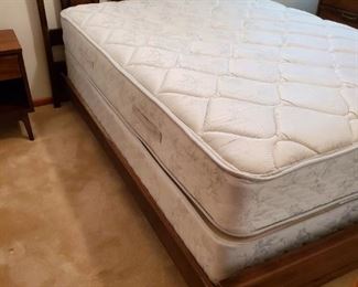Queen bed with head, foot, frame & Sealy posture premiere mattress & box spring