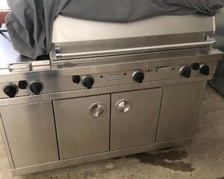Viking grill w cover