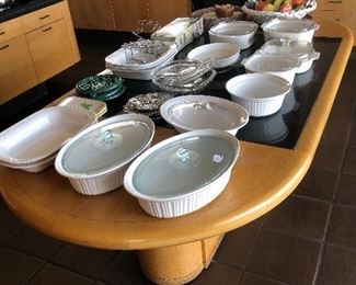 Custom integrated table designed by Irving Tobocman 