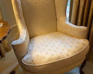 Lot 117- $250 Wing chair, down cushion