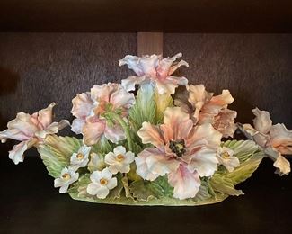 Lot#730 $125 Fine Italian porcelain flowers