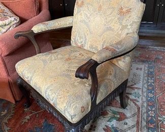 Lot #121 $350  Antique French armchair
