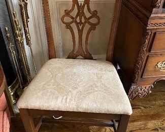 Lot #159 $150 Chippendale side chair