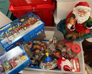 Lot#816 $35 Playmobile Christmas toys and others
