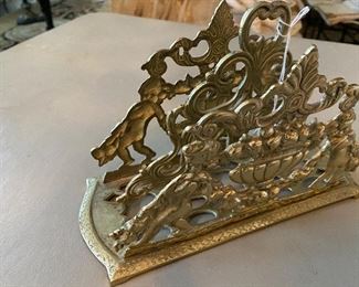 Lot#667 $40 Brass letter stand