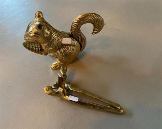 Lot#673 $45 Lot of 2 brass squirrel nutcrackers