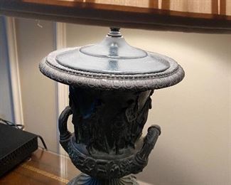 Lot#916 $65- Urn lamp