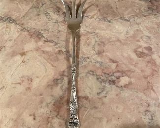 Lot#908 $45 Lettuce fork-silver plate