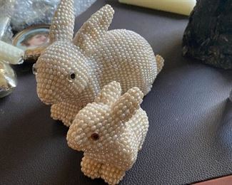 Lot#181 $18-beaded bunnies