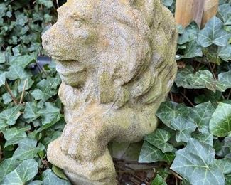 Lot#965 $65 Cement lion statue