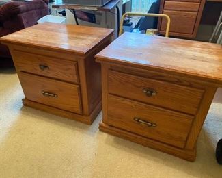 Set of Side Tables
Solid wood.
Sliding dovetail drawers
2’ x 18” x 22” tall
Must be able to move and load yourself.