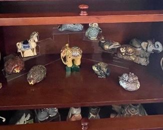 Animal Figurines - Elephants, Owls, Whales, Crystal Orbs