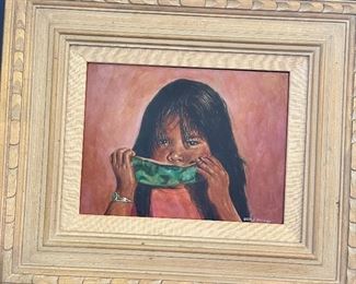 Signed Oil Painting Phil Miner