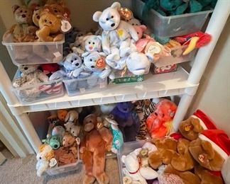 TY Beanie Babies Small and Large