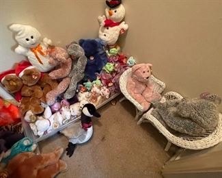 Small, Medium, and Larger Vintage TY Beanie Babies