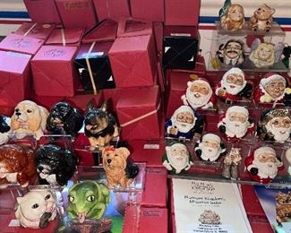 100's of Face Pots - Santa's, Angels, Characters, Dogs, Cats, & Other Animals