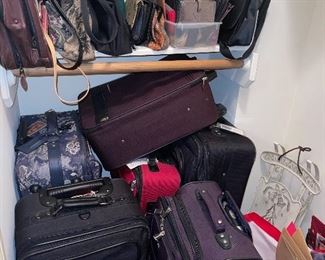 Name Brand Luggage and Purses, Wallets, Make-up Bags