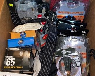 New in Packages Instrument Cables, Footswitch, Neck Cradle
