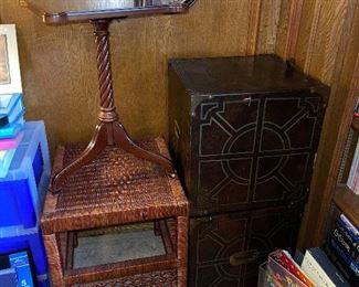 Leather Storage Cube, Small Side Tables