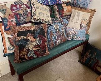 Needle-point and Tapestry Pillows