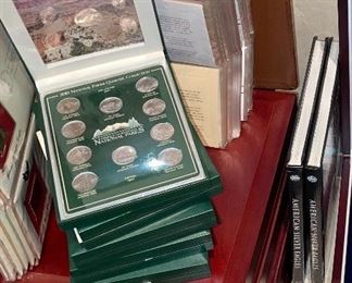 National Parks Coins, Empty Coin Cabinets