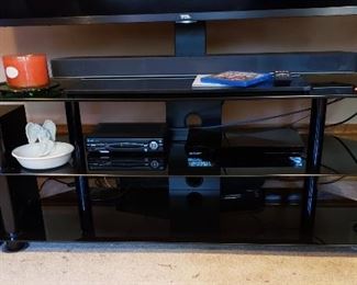 Tempered Glass TV Stand