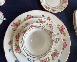 Wedgewood patter. “Chinese Flowers”
5 piece place setting 
8 setting total
