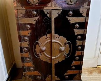 Large vintage Asian chest