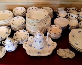 Huge set of Adderly Blue Chelsea China