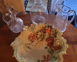 Hand painted large bowl