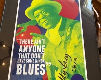 Signed  Buddy Guy Poster