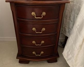 28- $395 Pair of night stands with 4 drawers 20”L x 16”D x 29”H 