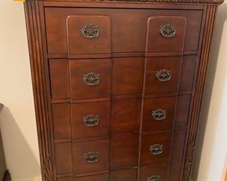 60- $250 Tall chest matching bedroom 40”L x 18”D x 55”H		
