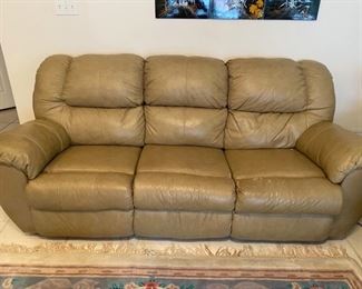 65-$200 Double recliner sofa as-is 					