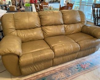 65-$200 Double recliner sofa as-is 			