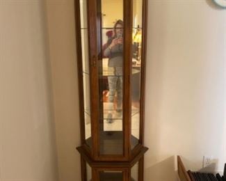 $160 curio cabinet with glass