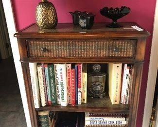 small table with shelves