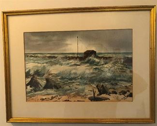 Water color by artist: Eric Brater