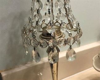 Small prism candle lamp