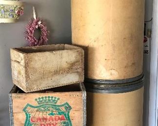 Vintage Moving/storage bins;