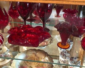 Ruby Red glassware