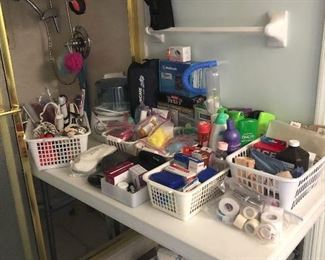 Toiletry products; dehumidifier; Blow Dryers and curling irons, etc.